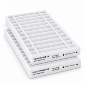 Xvent XHOUSE 250 - комплект фильтров G4+G4 (оригинал) 255x160x25